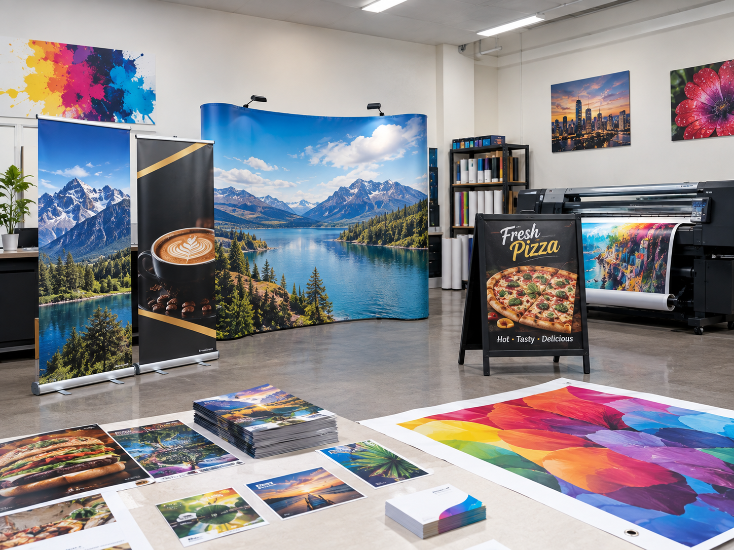 Printing company in New York City producing custom banners and signs